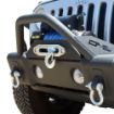 Picture of Jeep JK/JL Front Bumper w/Fog Light Holes FS-13 07-18 Wrangler JK/JL Steel Stubby DV8 Offroad
