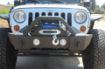 Picture of Jeep JK/JL Front Bumper w/Fog Light Holes FS-13 07-18 Wrangler JK/JL Steel Stubby DV8 Offroad