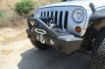 Picture of Jeep JK/JL Front Bumper w/Fog Light Holes FS-13 07-18 Wrangler JK/JL Steel Stubby DV8 Offroad