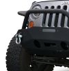 Picture of Jeep JK Front Bumper w/Fog Light Holes FS-16 07-18 Wrangler JK Steel Stubby DV8 Offroad