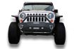 Picture of Jeep JK Front Bumper w/Fog Light Holes FS-16 07-18 Wrangler JK Steel Stubby DV8 Offroad