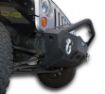 Picture of Jeep JK Front Bumper w/Fog Light Holes FS-16 07-18 Wrangler JK Steel Stubby DV8 Offroad
