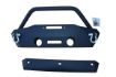Picture of Jeep JK Front Bumper w/Fog Light Holes FS-16 07-18 Wrangler JK Steel Stubby DV8 Offroad