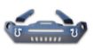 Picture of Jeep JK Front Bumper w/Fog Light Holes FS-17 07-18 Wrangler JK Steel Mid Length DV8 Offroad