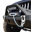 Picture of Jeep JK/JL Front Bumper w/Fog Light Holes FS-15 07-18 Wrangler JK/JL Steel Stubby DV8 Offroad