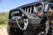 Picture of Jeep JK/JL Front Bumper w/Fog Light Holes FS-15 07-18 Wrangler JK/JL Steel Stubby DV8 Offroad