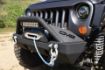 Picture of Jeep JK/JL Front Bumper w/Fog Light Holes FS-15 07-18 Wrangler JK/JL Steel Stubby DV8 Offroad