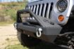 Picture of Jeep JK/JL Front Bumper w/Fog Light Holes FS-15 07-18 Wrangler JK/JL Steel Stubby DV8 Offroad