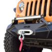 Picture of Jeep JK/JL Front Bumper w/Light Bracket Winch Plate 07-18 Wrangler JK/JL Steel Stubby DV8 Offroad
