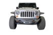 Picture of Jeep JK/JL Front Bumper w/Light Bracket Winch Plate 07-18 Wrangler JK/JL Steel Stubby DV8 Offroad