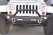 Picture of Jeep JK/JL Front Bumper 07 w/LED Lights 07-18 Wrangler JK/JL Steel Mid Length DV8 Offroad