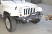 Picture of Jeep JK/JL Front Bumper 07 w/LED Lights 07-18 Wrangler JK/JL Steel Mid Length DV8 Offroad