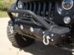 Picture of Jeep JK Front Bumper w/LED Lights 07-18 Wrangler JK Steel Mid Length Stubby W/Winch Plate DV8 Offroad