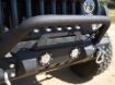 Picture of Jeep JK Front Bumper w/LED Lights 07-18 Wrangler JK Steel Mid Length Stubby W/Winch Plate DV8 Offroad