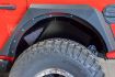 Picture of Jeep JL Inner Fenders (Rear Black) 18-Present Wrangler JL DV8 Offroad