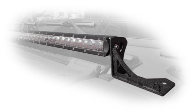 Picture of Jeep JL 40 Inch Led Light Bar Mount Over Hood 18-Present Wrangler JL 2/4 Door DV8 Offroad