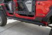 Picture of Jeep JL Rocker Guards W/ Rock Skins 18-Present Jeep JL 4 Door DV8 Offroad