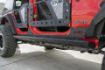 Picture of Jeep JL Rocker Guards W/ Rock Skins 18-Present Jeep JL 4 Door DV8 Offroad