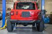 Picture of Jeep JL Frame Mounted Tire Carrier with Bumper End Caps 18-Present Wrangler JL DV8 Offroad