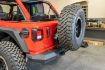 Picture of Jeep JL Frame Mounted Tire Carrier with Bumper End Caps 18-Present Wrangler JL DV8 Offroad