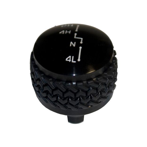 Picture of 1987-95 Jeep YJ 4WD Transfer Case Knob Black DV8 Offroad