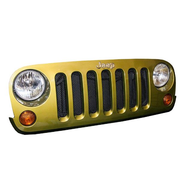 Picture of 2007-18 Jeep JK Mesh Grille Black DV8 Offroad