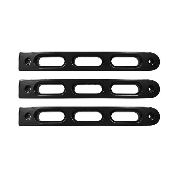 Picture of 2007-18 Jeep JK Black Slot Style Door Handle Inserts set of 3 DV8 Offroad
