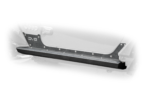 Picture of Wrangler JL Body and Frame Mounted Sliders For 18-Current Jeep Wrangler JL DV8 Offroad