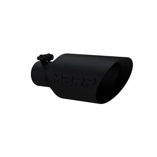 Picture of Exhaust Tip 4 1/2 Inch O.D. Dual Wall Angle Rolled End 2.5 Inch Inlet 11 Inch Length MBRP