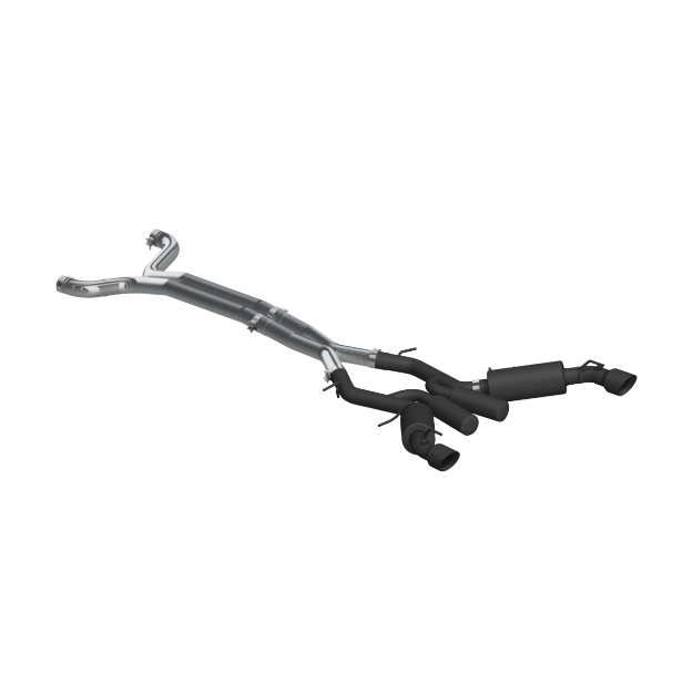 Picture of Chevrolet 3 Inch Dual Cat Back Exhaust System For 16-20 Chevrolet Camaro SS 6 Speed Coupe Only MBRP