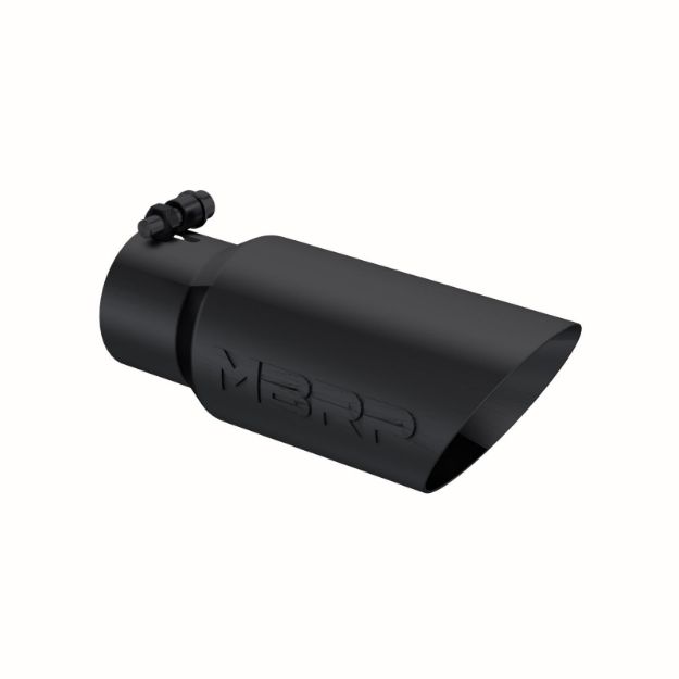 Picture of Exhaust Tip 4 Inch O.D. Dual Wall Angled 3 Inch Inlet 10 Inch Length MBRP