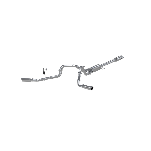 Picture of 2.5 Inch Cat Back Exhaust System Dual Side Exit For 15-20 Ford F-150 5.0L 