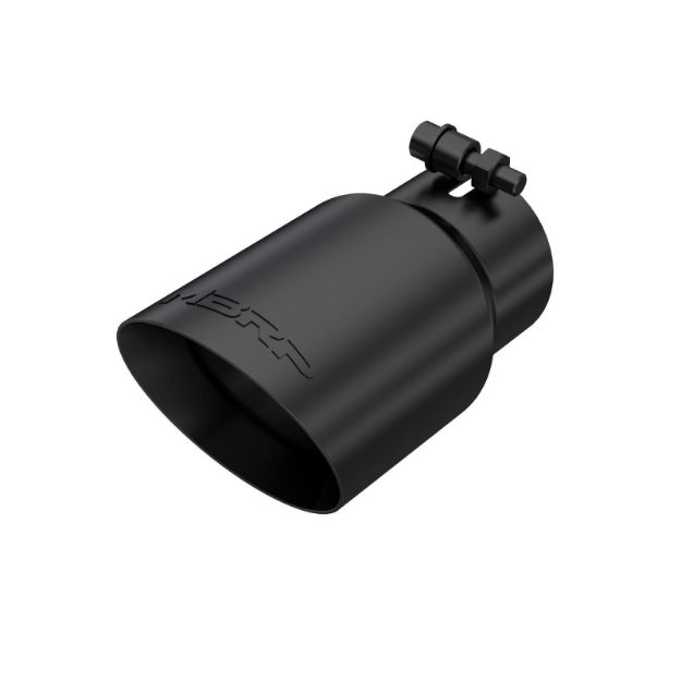 Picture of Exhaust Tip 4 Inch O.D. Dual Wall Angled Rolled End 3 Inch Systems MBRP