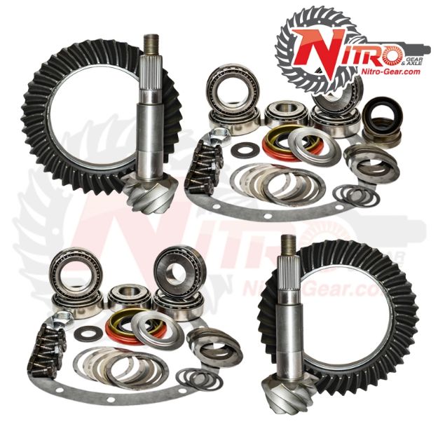 Picture of 84-99 Jeep Cherokee XJ/90-95 YJ W/Dana 30 Rev/M35 3.73-5.13 Ratio Gear Package Kit Nitro Gear and Axle