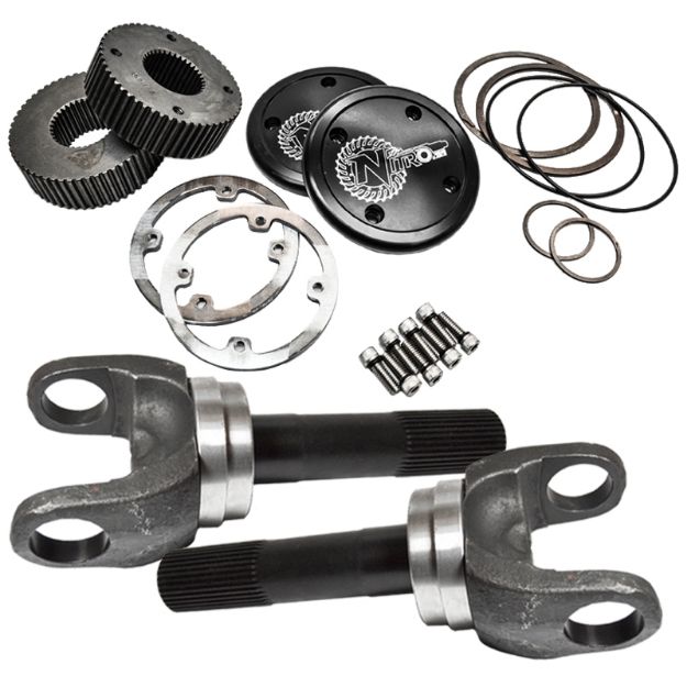 Picture of Dana 50/60 Ford 35 Spline Drive Flange 9.49 Inch 5-806X 4340 Chromoly Steel DF/SK w/ SA Nitro Gear and Axle