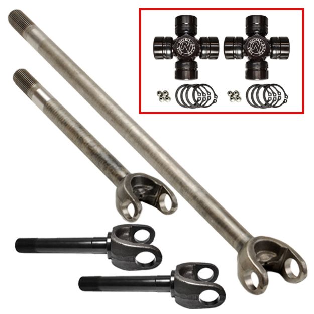 Picture of Dana 60 Front Axle Kit 78-79 Ford Sno-Fighter 35 Spline Excalibur 5-806X 4340 Chromoly Steel Nitro Gear and Axle