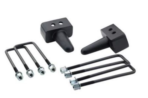 Picture of 2 Inch Rear Lift Block W/U-Bolt Kit 99-10 GM 2500 2/4WD 8 Lug Pro Comp Suspension