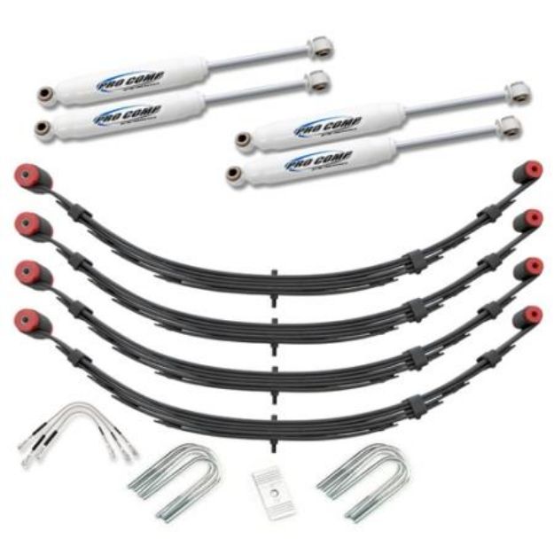 Picture of 2.5 Inch Lift Kit with ES3000 Shocks 86 Jeep CJ with Dana 44 Pro Comp Suspension