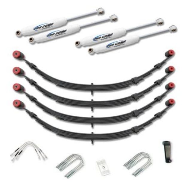 Picture of 4 Inch Lift Kit with ES3000 Shocks 76 to 81 Jeep CJ Pro Comp Suspension