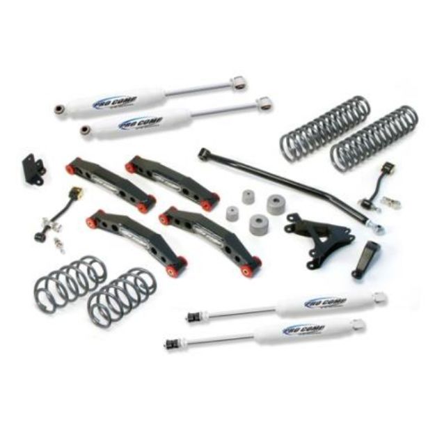 Picture of 4 Inch Stage II Lift Kit with ES3000 Shocks 97-06 Jeep TJ Wrangler and Rubicon Pro Comp Suspension