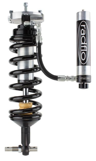 Picture of 2.5 Inch Front Coil-Over Shocks for 2009-2013 Ford F150 4WD OE Replacement W/Remote Reservoir Radflo
