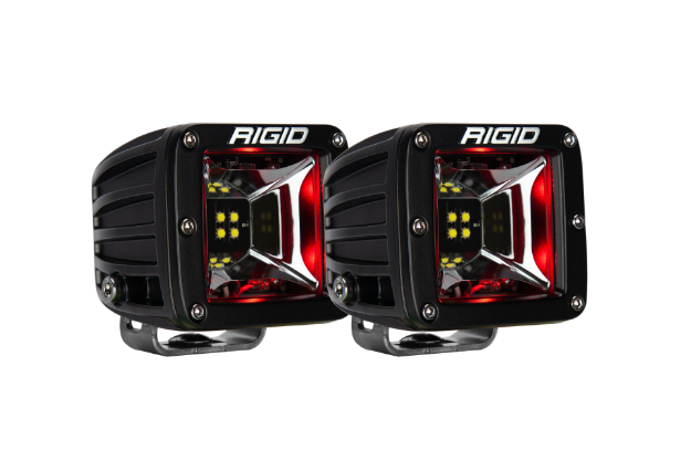 Picture of Scene Red Backlight Surface Mount Pair Radiance RIGID Industries