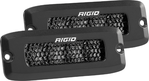 Picture of Spot Diffused Midnight Flush Mount Pair SR-Q Pro RIGID Industries