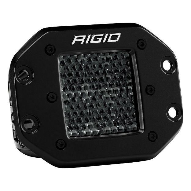Picture of Spot Diffused Midnight Flush Mount Pair D-Series Pro RIGID Industries