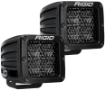 Picture of Spot Diffused Midnight Surface Mount Pair D-Series Pro RIGID Industries