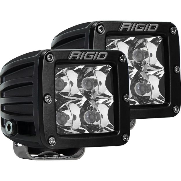 Picture of Spot Surface Mount Amber Pair D-Series Pro RIGID Industries