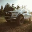 Picture of Spot Surface Mount Amber Pair D-Series Pro RIGID Industries