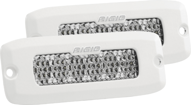 Picture of Diffused Flush Mount White Housing Pair SR-Q Pro RIGID Industries