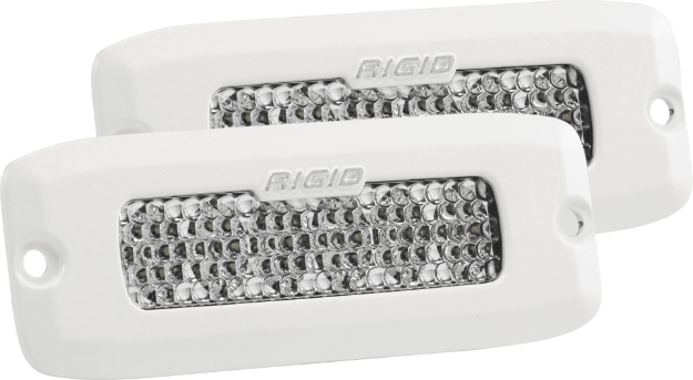Picture of Flood Diffused Flush Mount White Housing Pair SR-Q Pro RIGID Industries