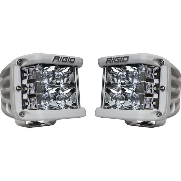 Picture of Spot Surface Mount White Housing Pair D-SS Pro RIGID Industries